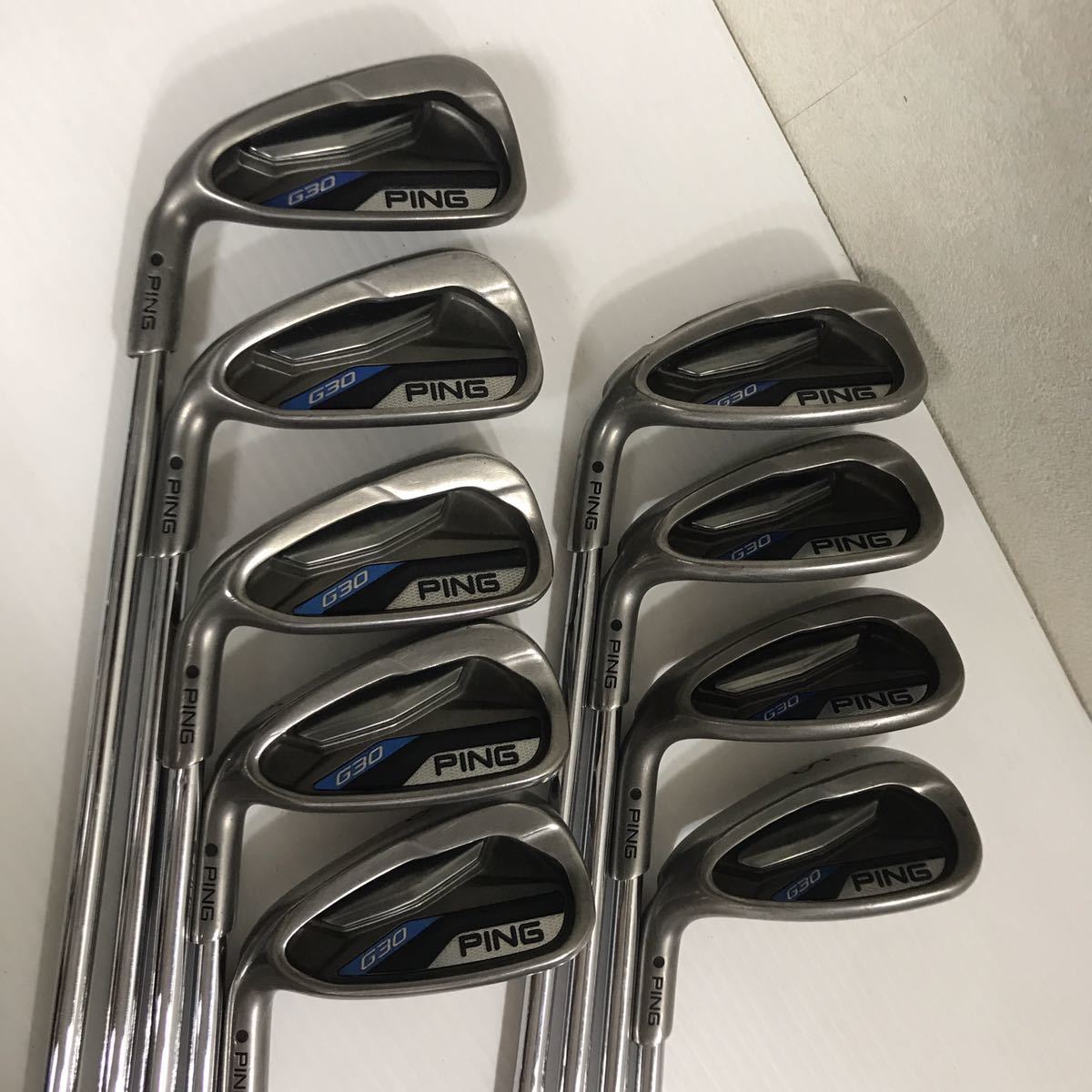 【限定SALE，新作】 レフティー PING G30 黒ドット アイアンセット 5I SW 9本セット CFS DISTANCE Rフレックス 左用 管理番号2831(アイアン)｜売買されたオークション情報、yahooの商品情報をアーカイブ公開 - オークファ 男性左きき用