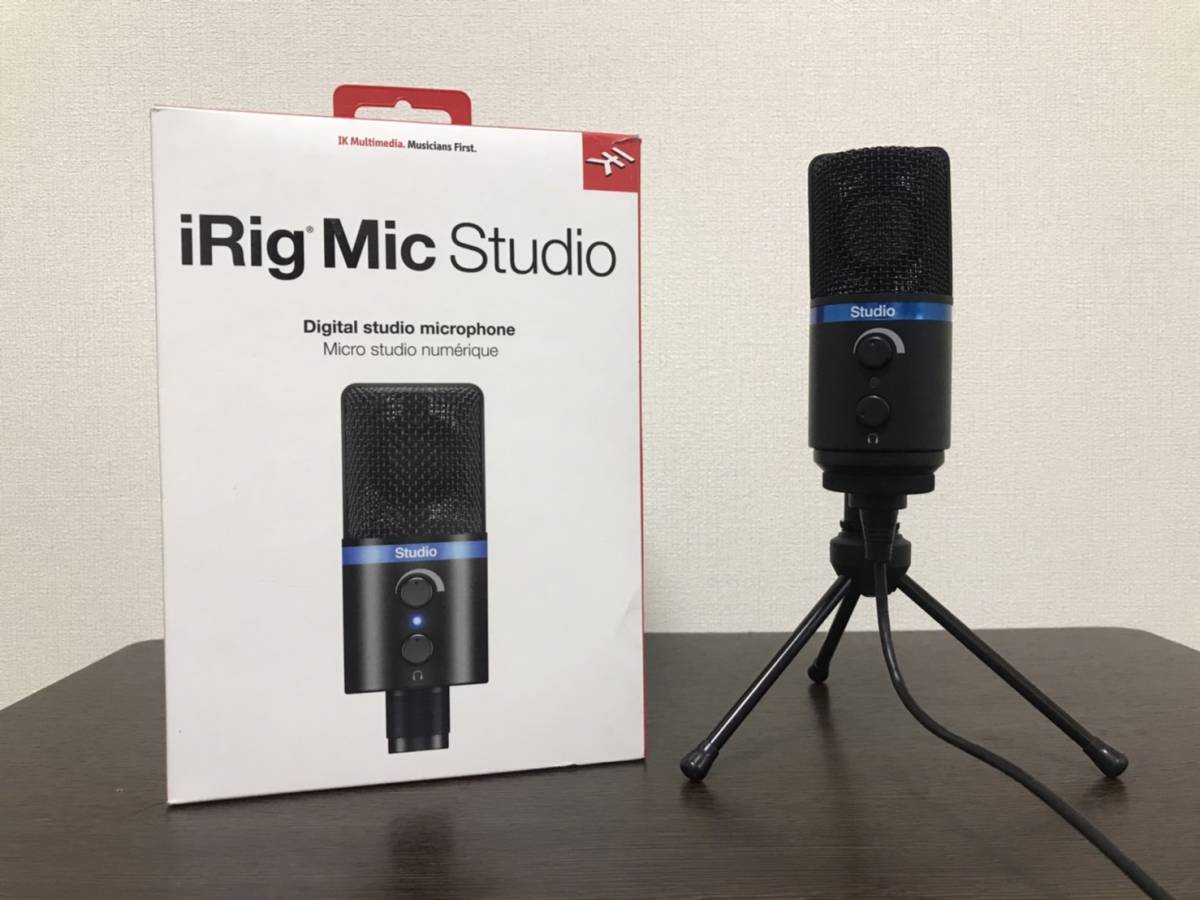 【新作登場，正規品】 IK MULTIMEDIA iRIG MIC STUDIO BLACK テレワークにも(コンデンサーマイク)｜売買されたオークション情報、yahooの商品情報をアーカイブ公開 - オークファン コンデンサーマイク