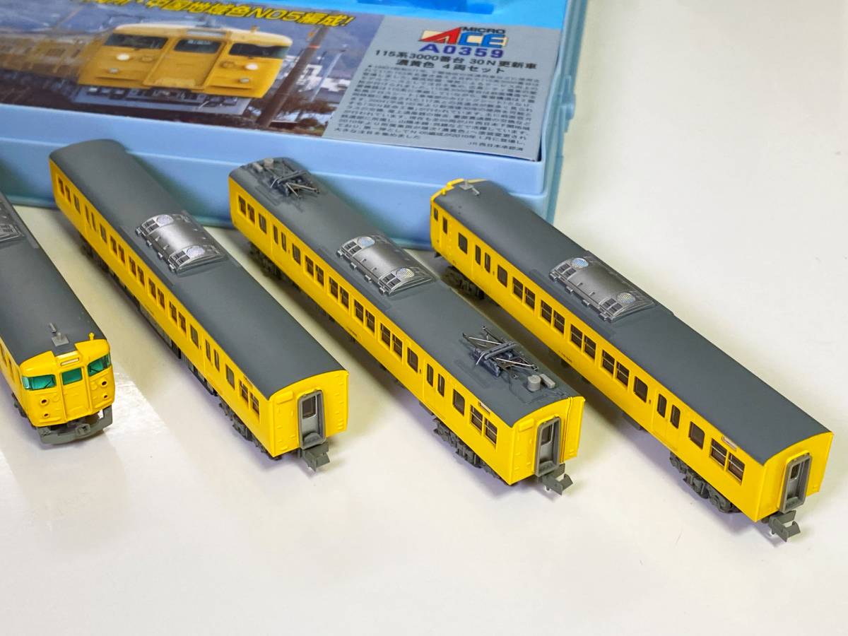 MICROACE 115系3000番台 30N更新車 濃黄色4両 A-0359 Yahoo!オークション