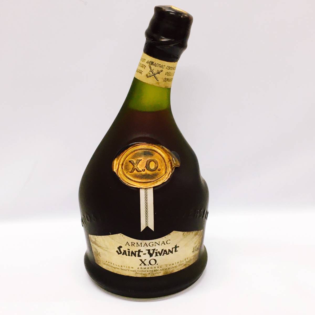 【最安値，新品】 未開栓 Saint Vivant サンヴィヴァン XO ARMAGNAC アルマニャック／ブランデー／容量：700ml アルコール度数：40％／お酒／洋酒／古酒／(アルマニャック)｜売買されたオークション情報、yahooの商品 アルマニャック