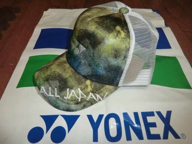 【YONEX】ヨネックスALL JAPAN 限定キャップ 緑　カーキ 最新 オールジャパン ALL JAPAN YONEX ヨネックス 限定 超限定品