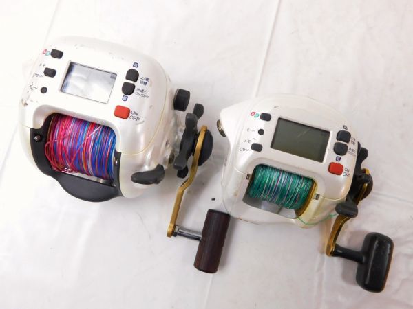 561☆電動リール 2点セット☆SHIMANO 1000EV・3000R☆ジャンク