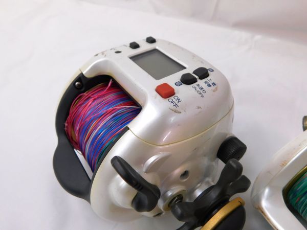 561☆電動リール 2点セット☆SHIMANO 1000EV・3000R☆ジャンク