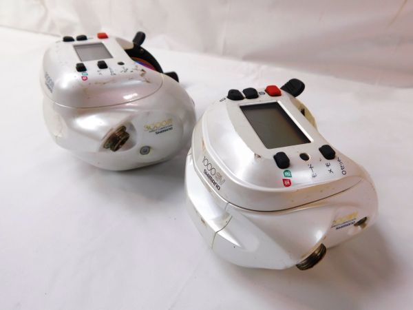 561☆電動リール 2点セット☆SHIMANO 1000EV・3000R☆ジャンク