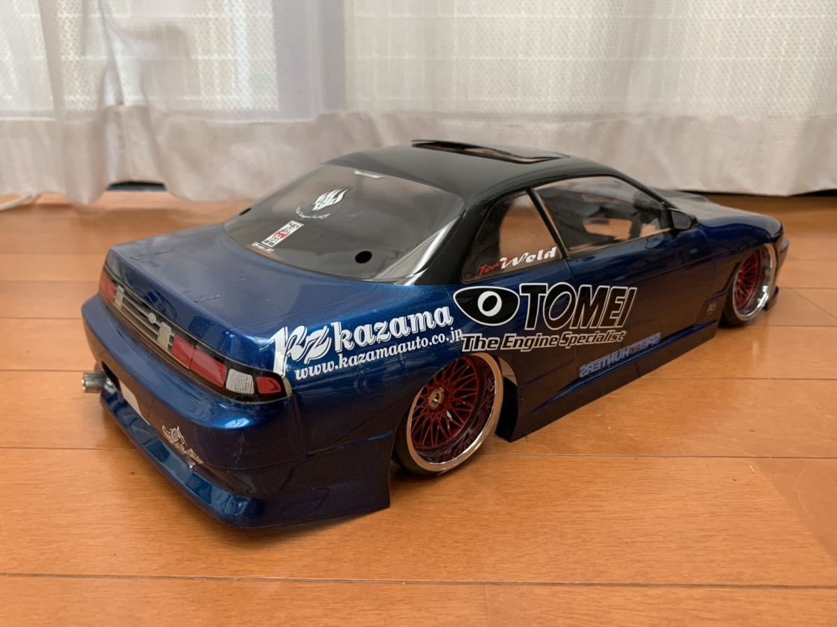 ヨコモ　ニッサン S14シルビア サンルーフ付　塗装済みボディ　中古_2