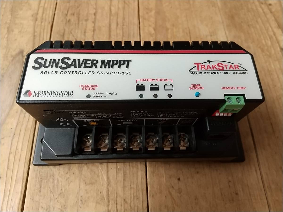 Morningstar MPPT : SunSaver SS-MPPT-15L Controller - Charge サン 