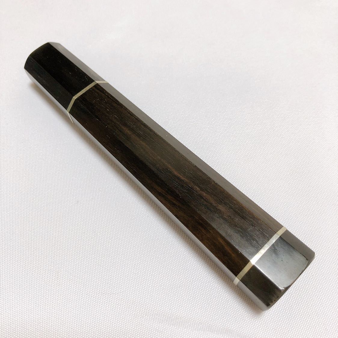  黒檀八角水牛柄 両口輪 柳刃尺寸用 包丁柄(刺身包丁)｜売買されたオークション情報、yahooの商品情報をアーカイブ公開 - オークファン 包丁