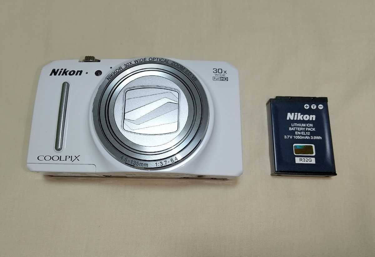 Nikon COOLPIX S9700 光学30倍 1605万画素 エレガントホワイト Nikon Nikon COOLPIX S9700 光学30倍 1605万画素 エレガントホワイト Nikon