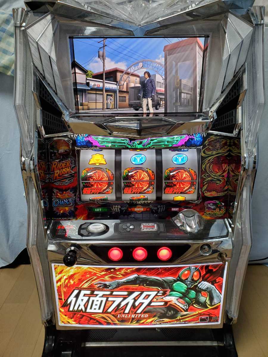 パチスロ仮面ライダー PAY UNLIMITED（パチスロ）設定判別・天井 リノ