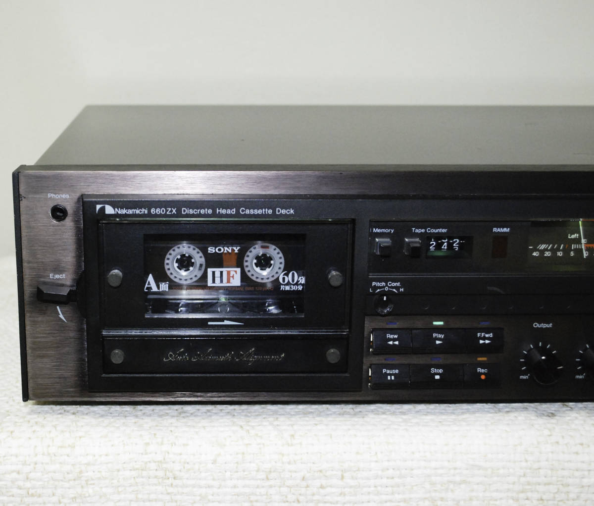 Nakamichi 660ZX カセットデッキ ナカミチ 660ZX: 660ZXの仕様