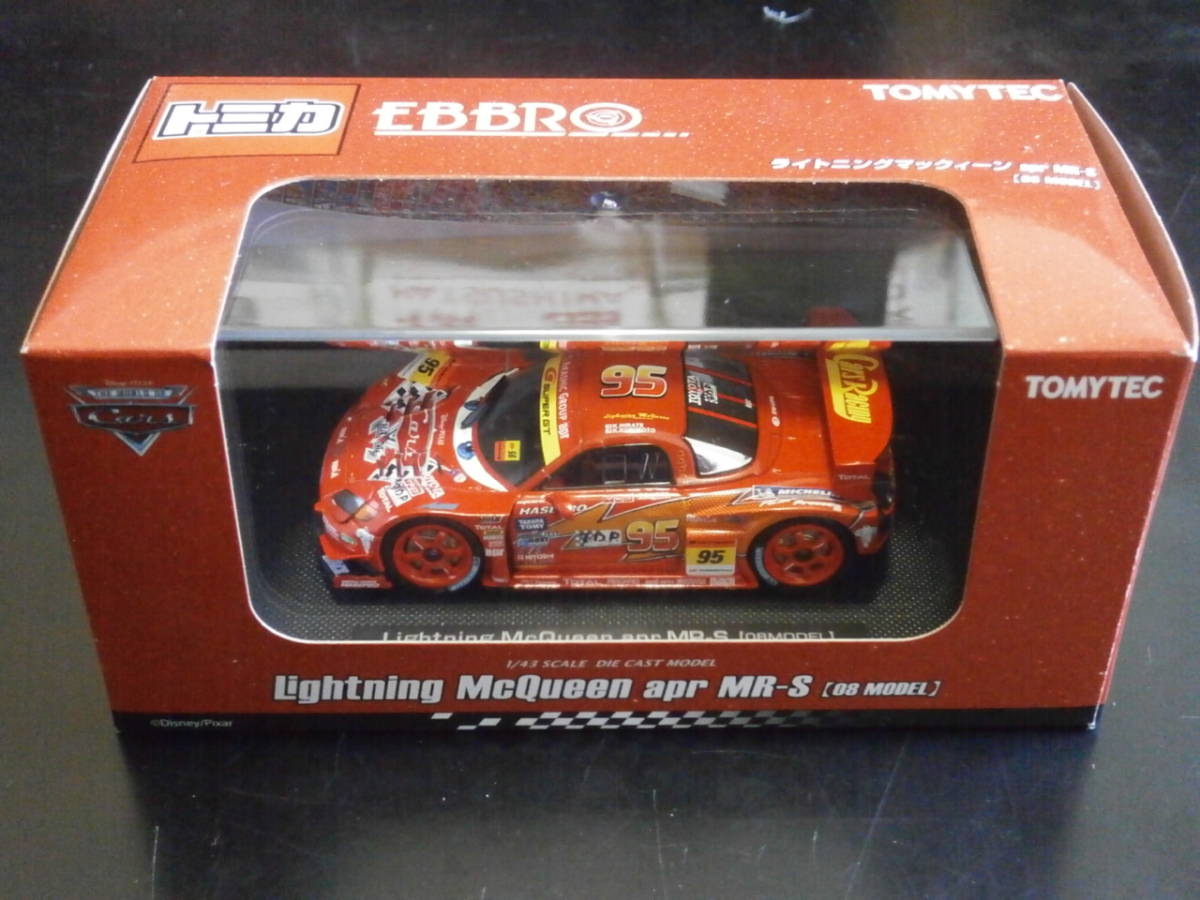 トミカ エブロ 1/43 Lightning McQueen Apr MR-S 08MODEL 1⁄43 apr MR-S
