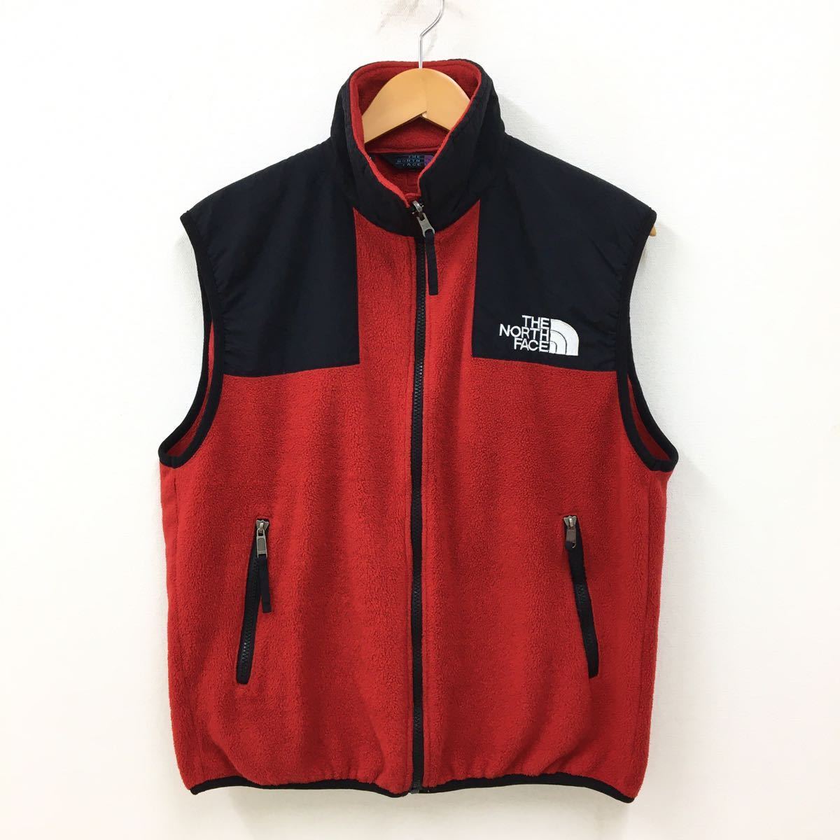 【新作入荷，新作】 H158 正規品 THE NORTH FACE ザ ノースフェイス ARMADILLA フリース ジップアップ ベスト ジャケット アウトドアウェア 赤 メンズ M(フリース)｜売買されたオークション情報、yahooの商品情報をアーカ 男性用