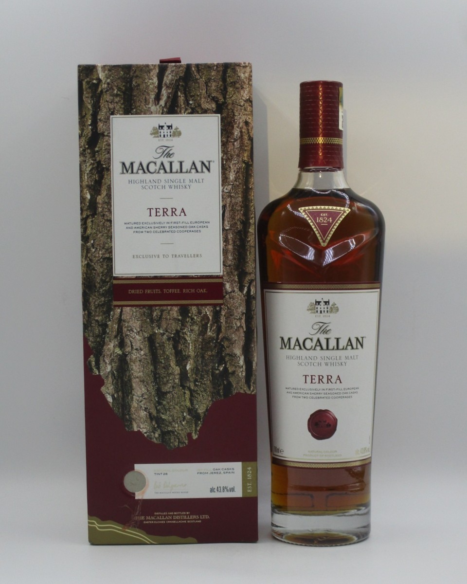  同梱OK商品 THE MACALLAN TERRA ザ マッカラン テラ ウイスキー 箱入 未開栓 700ml 43 8% E83295(ハイランド)｜売買されたオークション情報、yahooの商品情報をアーカイブ公開 - オークファン シングルモルト