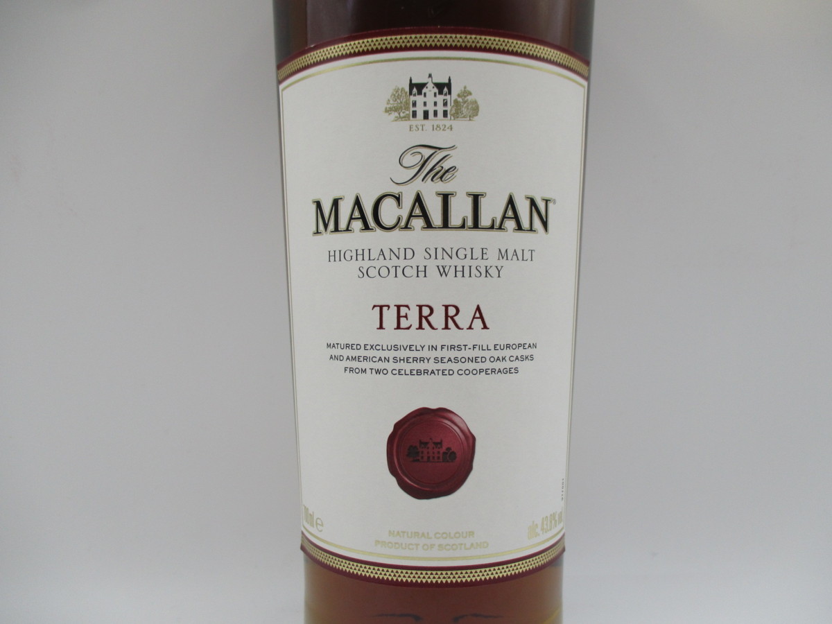 同梱OK商品】THE MACALLAN TERRA ザ マッカラン テラ ウイスキー 箱入
