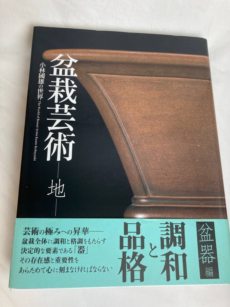 盆栽芸術 天 地 2冊セット 小林國雄の世界 中古『 盆栽芸術／地 』盆器編／小林國雄／盆栽鉢／盆栽本」 2冊セット