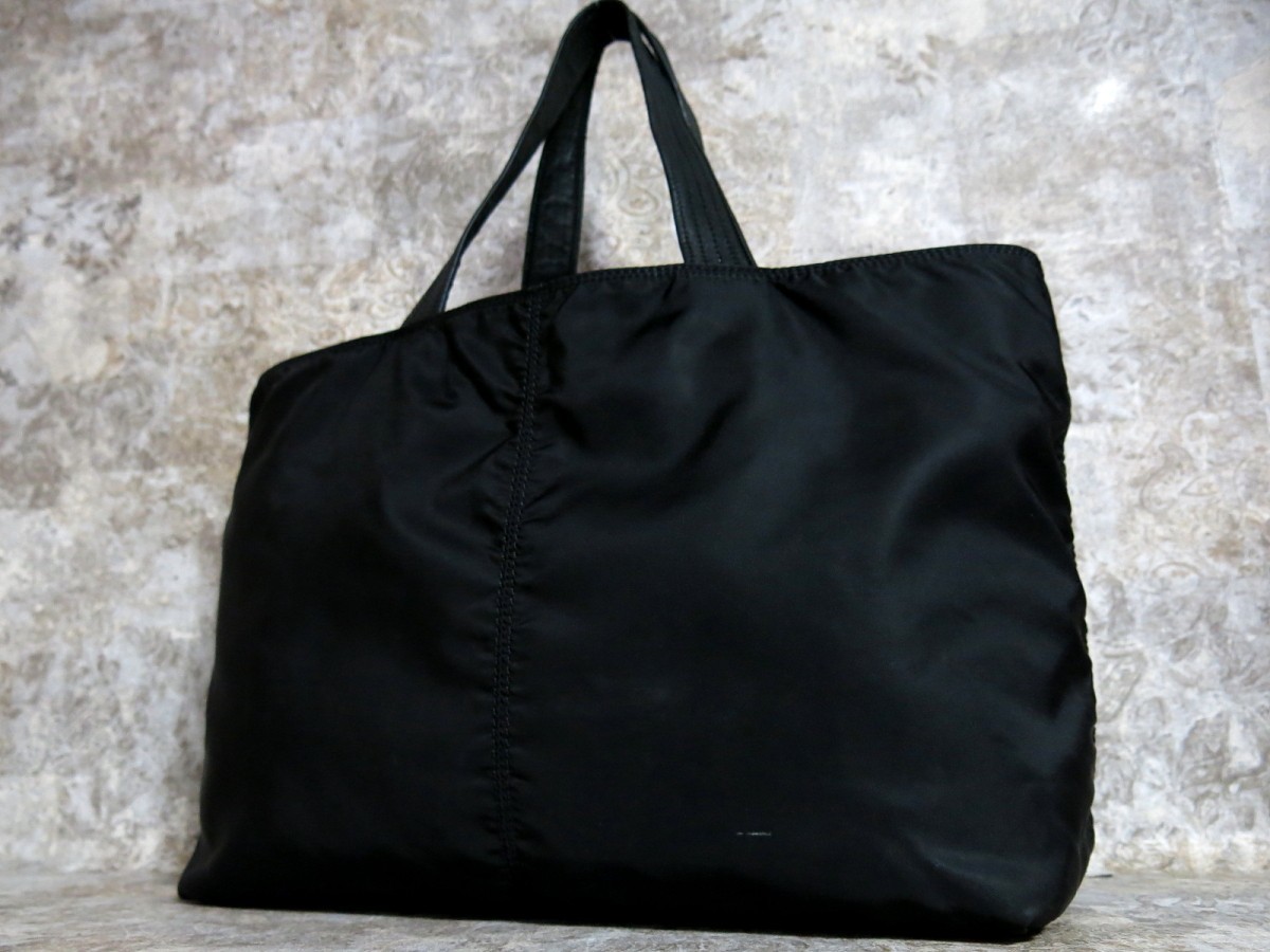 プラダ PRADA テスート ショルダーバッグ 美品 ナイロン 黒 prada