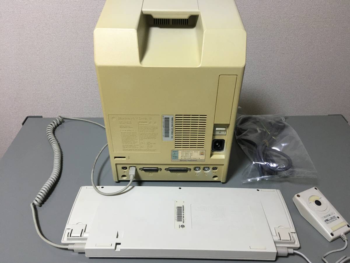 1円スタート】1991 良品 Macintosh Classic ll 起動しないのでジャンク 