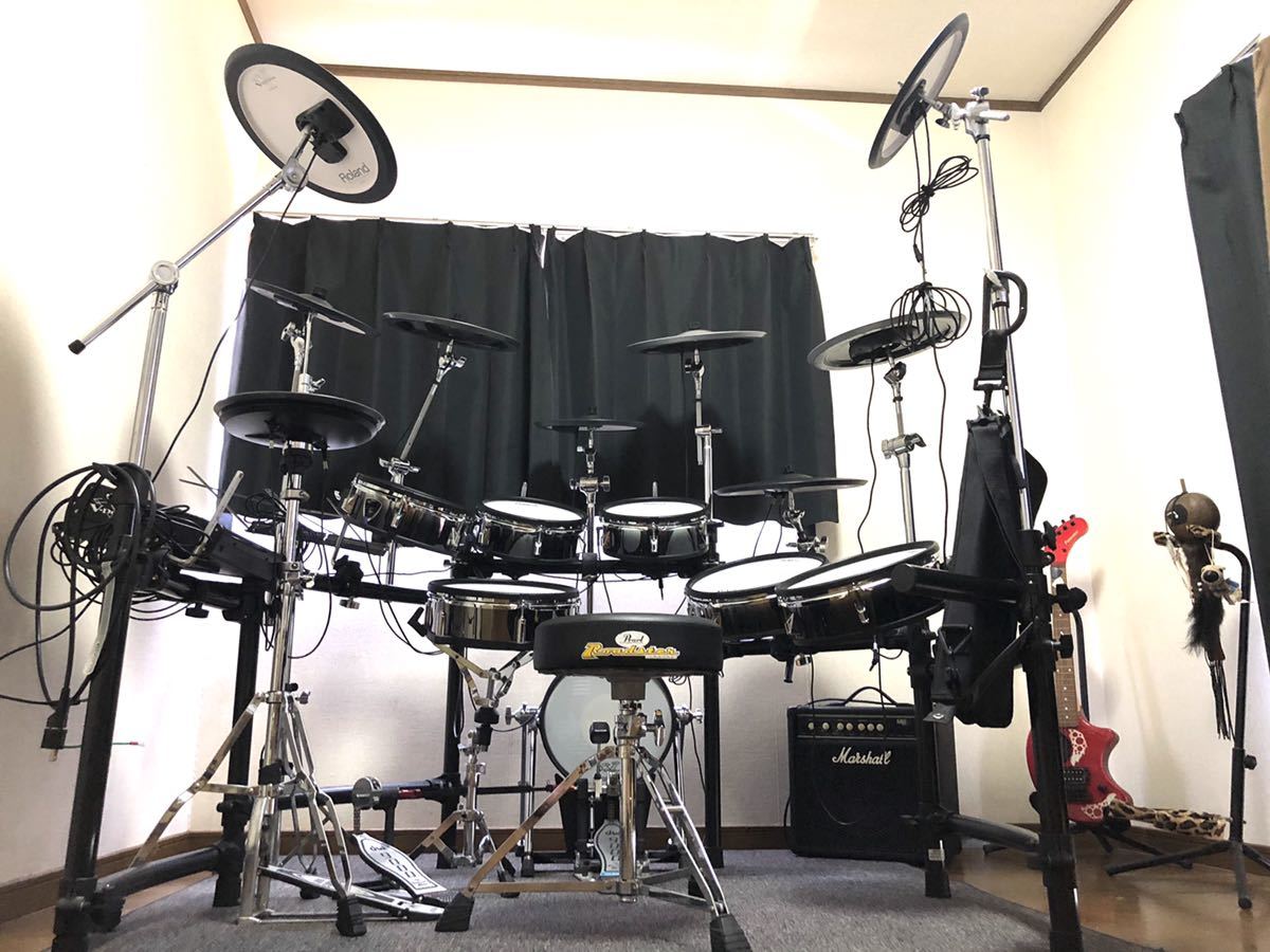 送料無料 クリーニング済み Roland ローランド V-drum TD-30 