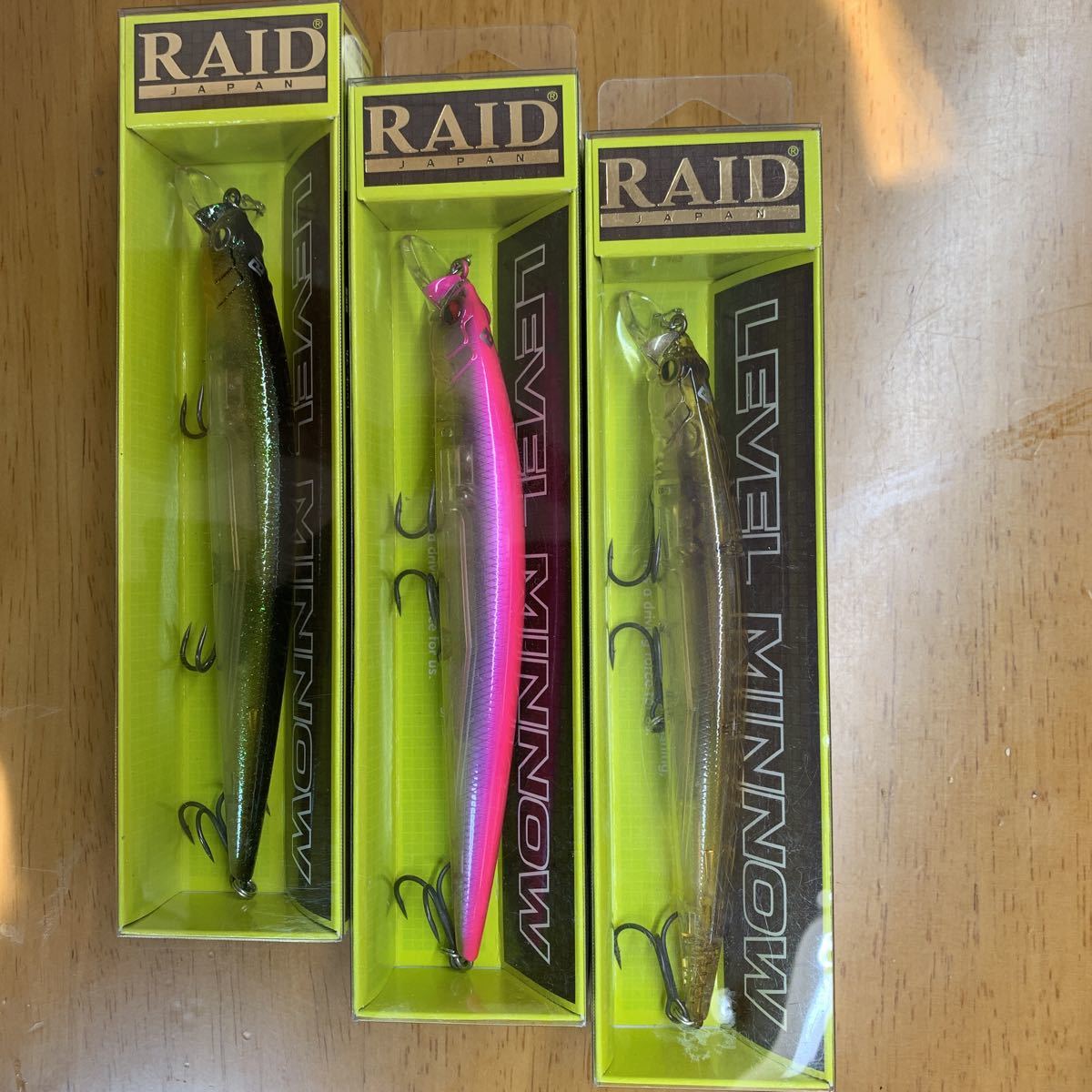 レイドジャパン　レベルミノー3個セット_1