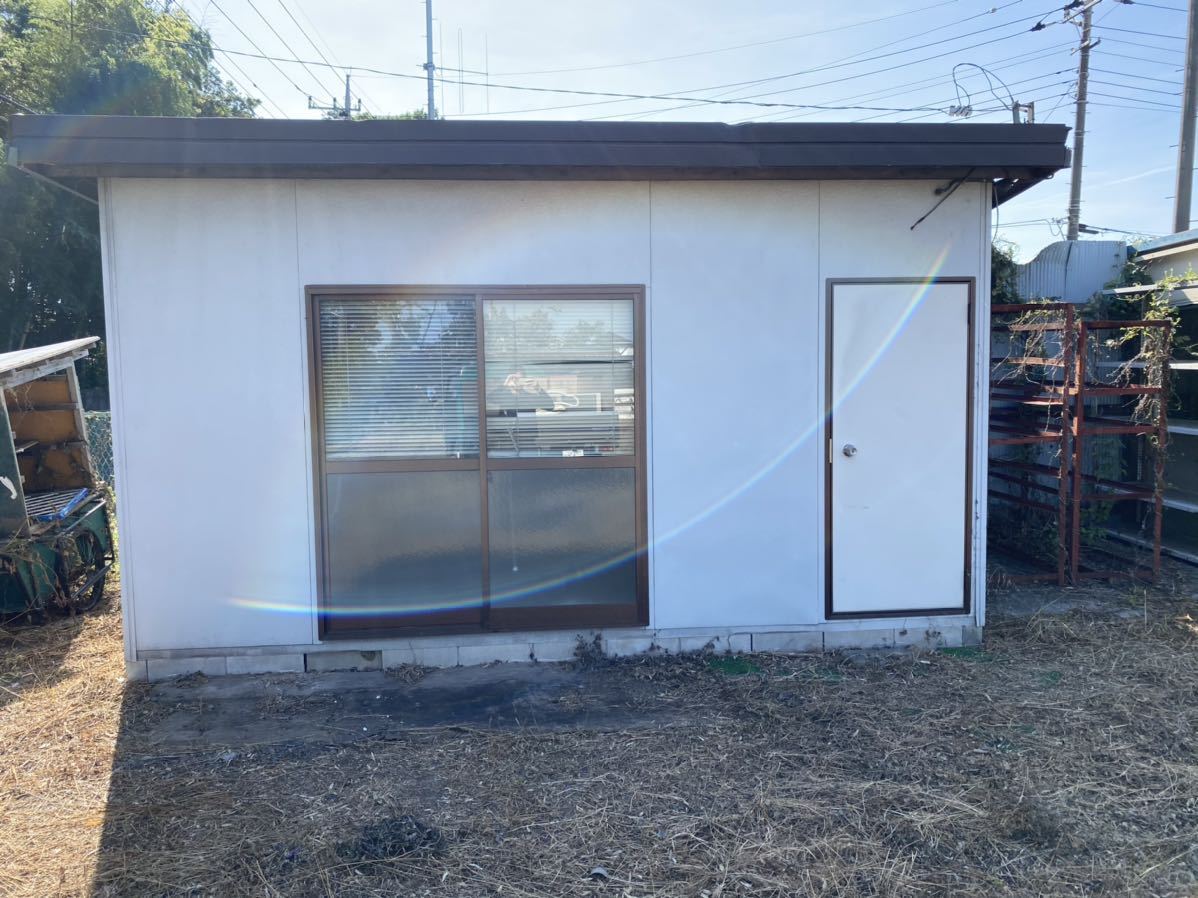 送料無料，品質保証 プレハブ 約3.75坪 引き取り限定(簡易住居、ログハウス)｜売買されたオークション情報、yahooの商品情報をアーカイブ公開 - オークファン 簡易住居、ログハウス