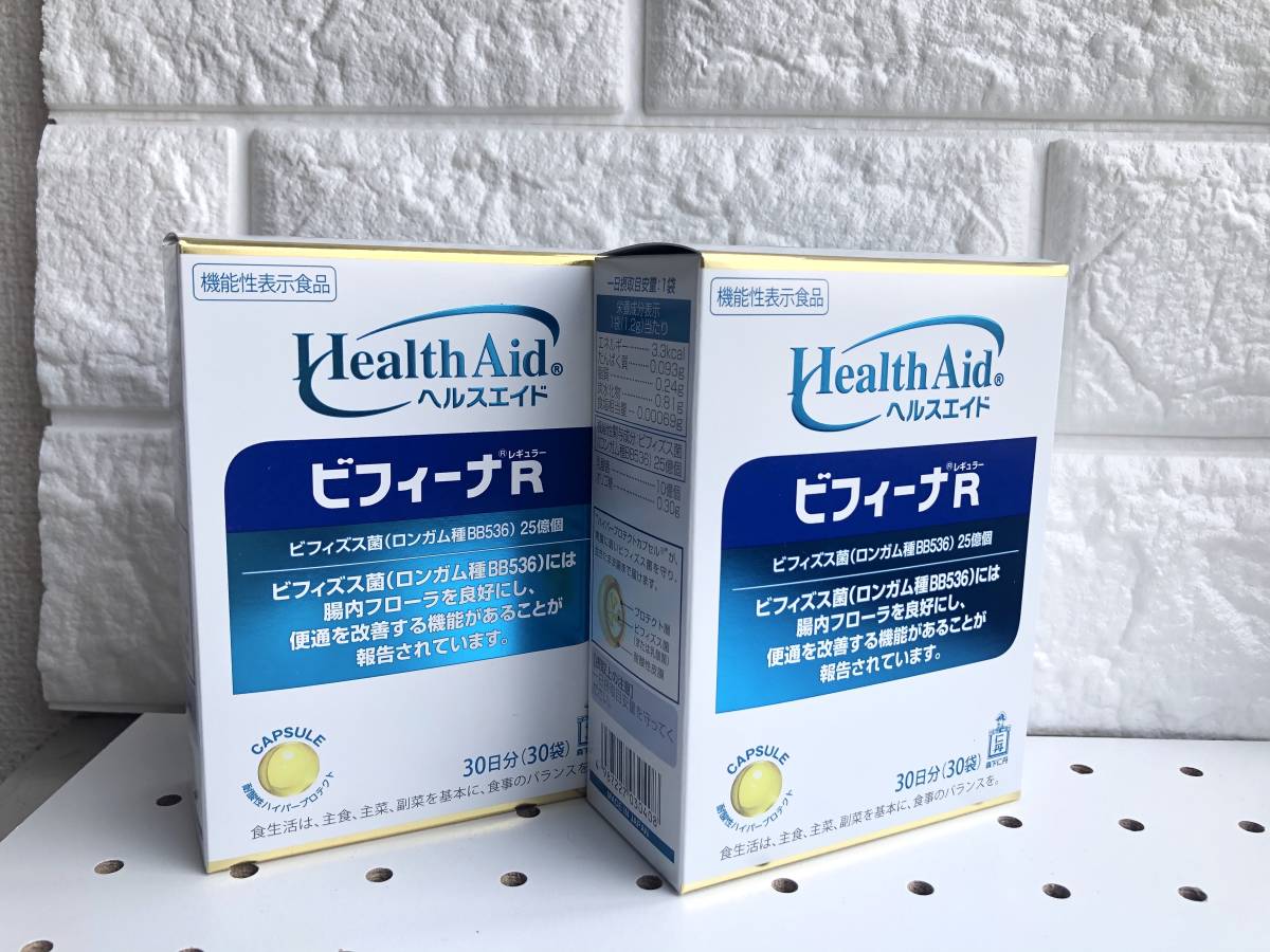 全国無料，高品質 ビフィーナR レギュラー 30日分 30袋 &times;2箱 森下仁丹 ヘルスエイド ビフィズス菌 ロンガム種BB536 ／発送方法選択可能(健康食品)｜売買されたオークション情報、yahooの商品情報をアーカイブ その他