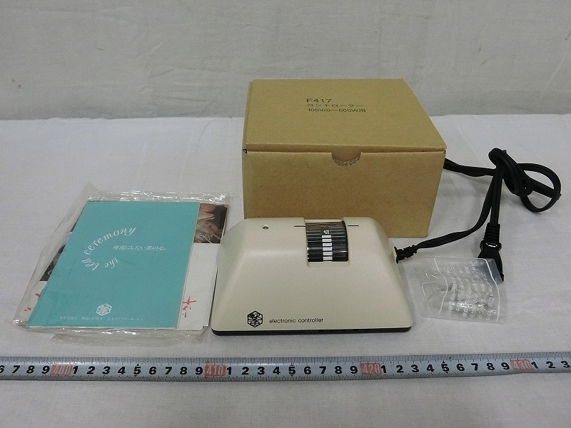 野々田式電熱器 炭型電熱器 野々田商店 紙箱入 茶道具 電気コンロ B1154 野々田式電熱器用 500Wまで THC-500 コントローラー 茶道具 紙箱