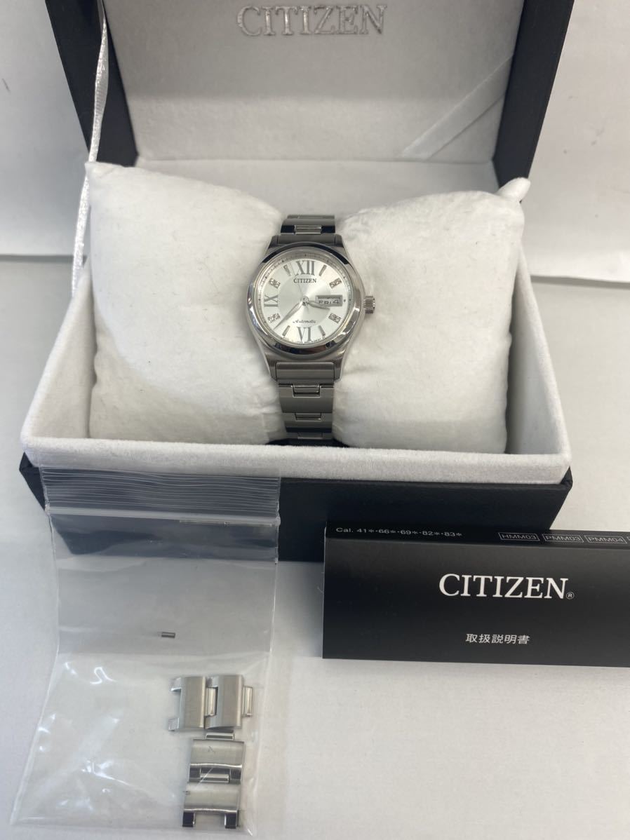 CITIZEN 6651-S105170 自動巻 レディース腕時計/シチズン シースルー 