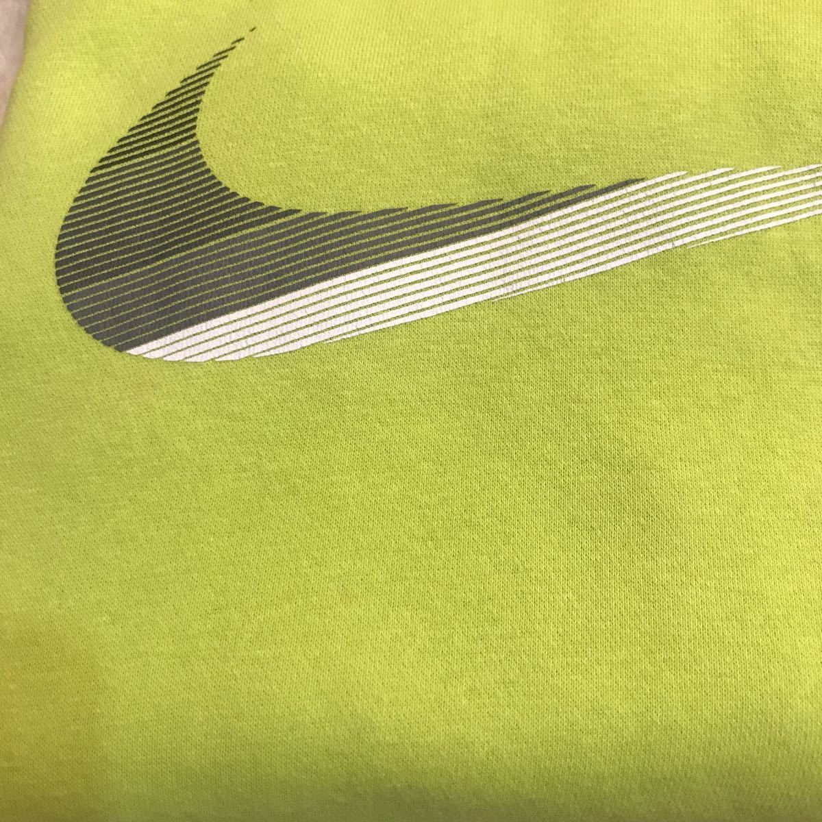 NIKE ナイキ スウェットパーカー Mサイズ150～160cm蛍光ライムグリーン 