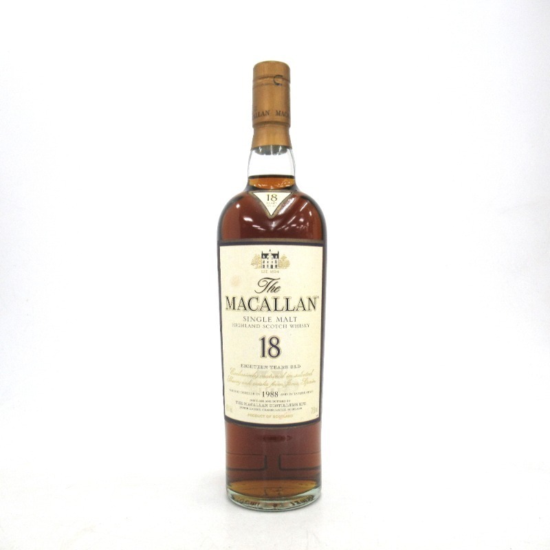 マッカラン 18年 1988 700ml 箱なし
