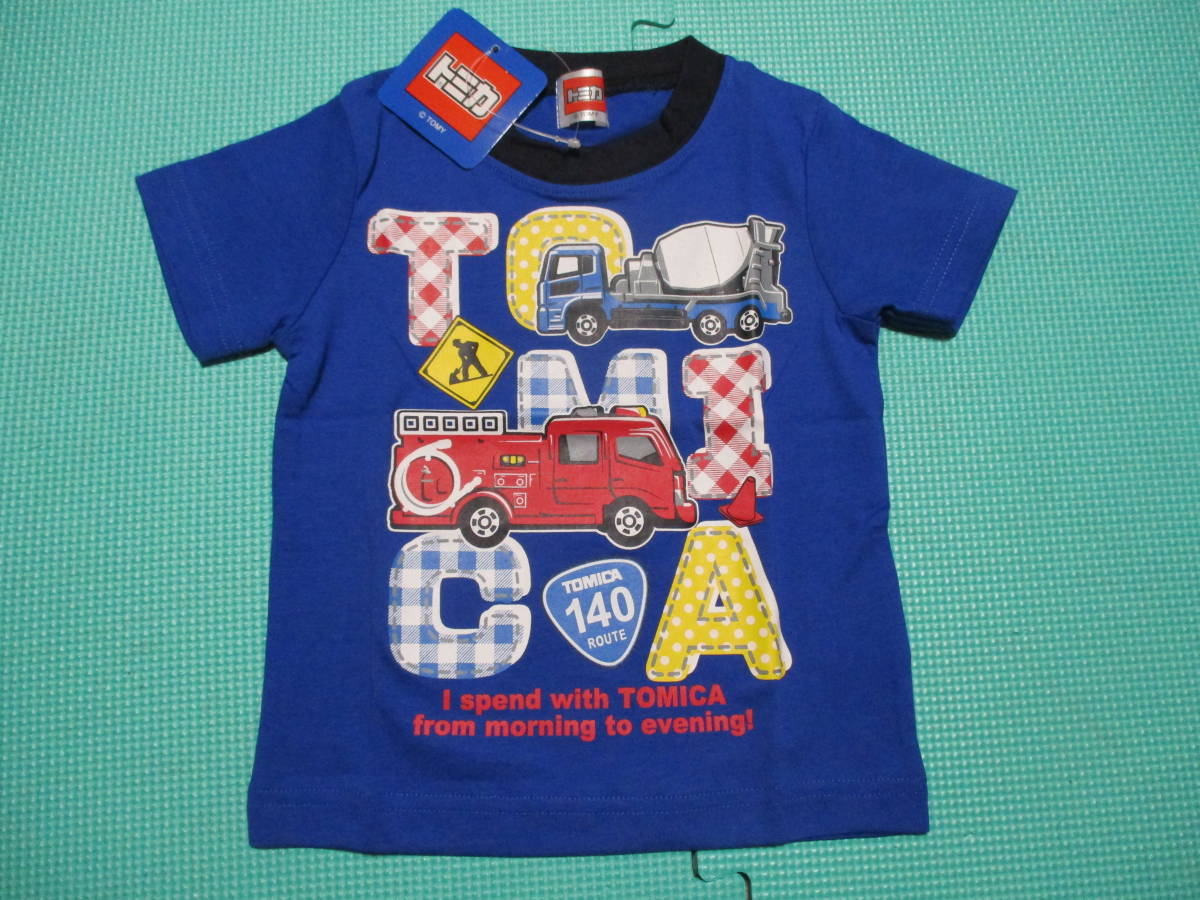 トミカ 半袖tシャツ９０サイズ ブルー 90 85 94cm 売買されたオークション情報 Yahooの商品情報をアーカイブ公開 オークファン Aucfan Com