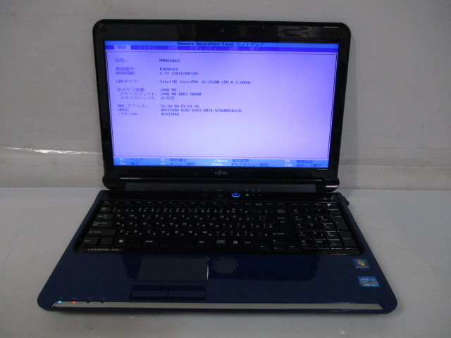 i5 Fujitsu : Core 2026年最新Yahoo!オークション 2520m(富士通)の中古