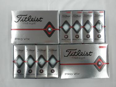 日本正規 新製品 タイトリスト PRO V1X ハイ＆ローナンバー各2ダース 