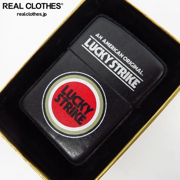 ZIPPO&frasl;ジッポー LUCKY STRIKE&frasl;ラッキーストライク 革巻き &frasl;LPL LUCKY