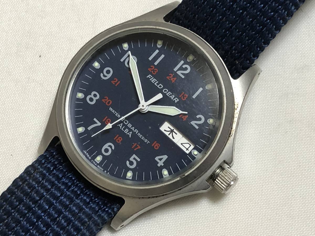 ALBA GEAR FIELD SEIKO - Alba Field ミリタリーウォッチ Gear アルバ