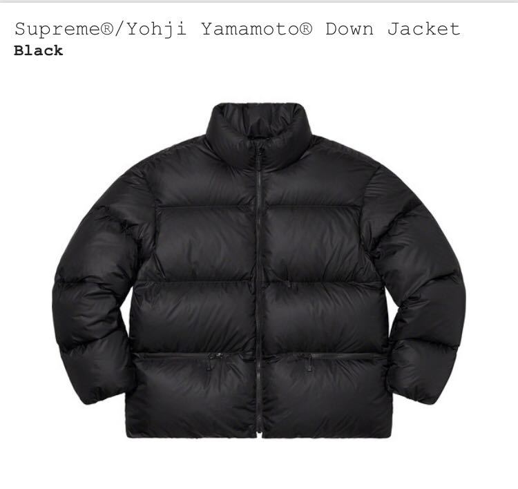 Supreme Yohji Yamamoto Down jacket 黒 Mサイズ シュプリーム ヨウジ