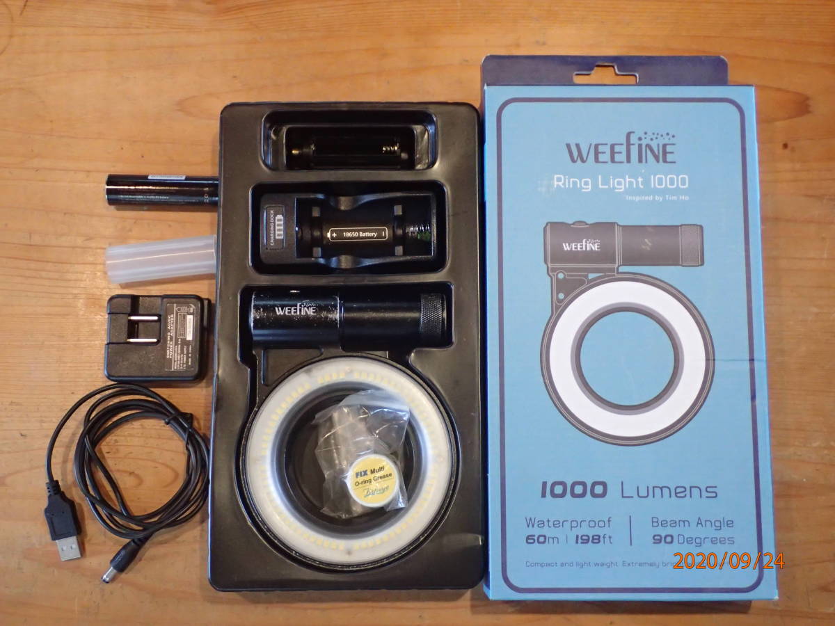 格安，正規品 品 ダイビング用リングライト ｗｅｅｆｉｎｅ Ｒｉｎｇ Ｌｉｇｈｔ １０００(その他)｜売買されたオークション情報、yahooの商品情報をアーカイブ公開 - オークファン その他