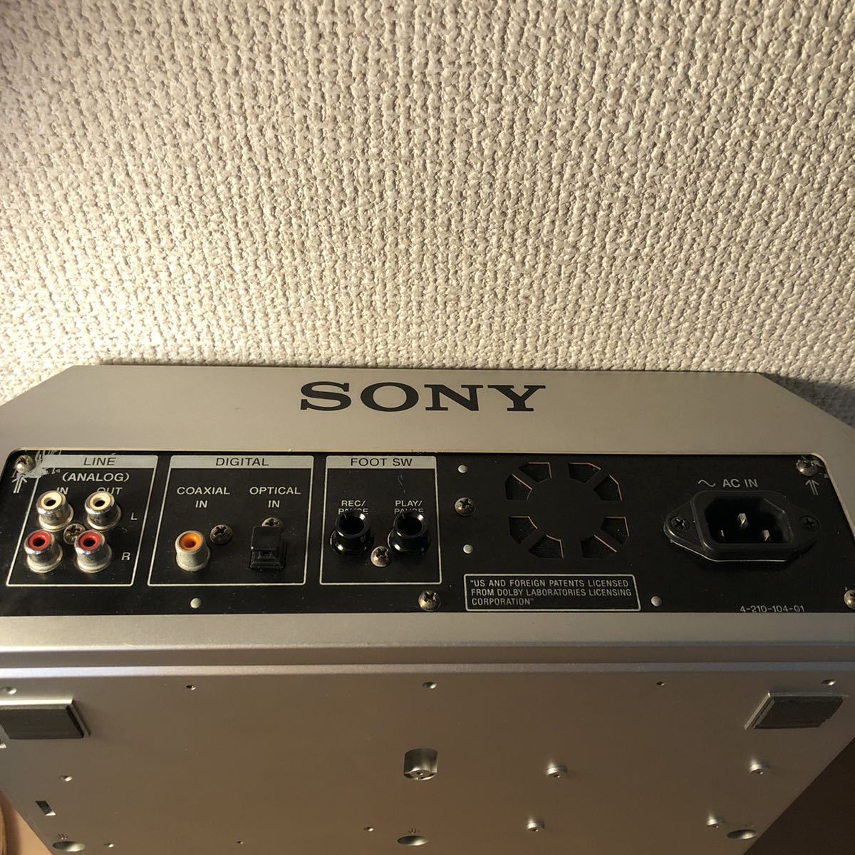 SONY MDS-DRE1 リミックスMDレコーダー サンプラー MDプレイヤー SONY