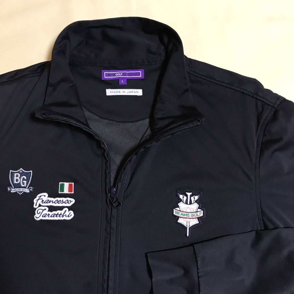 BEAMS GOLF ビームス ゴルフ ストレッチ ジップジャケット ダークネイビー L_1