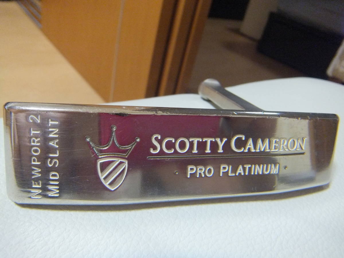超激得，送料無料 SCOTTY CAMERON PRO PLATINUM ニューポート２ ミッドスラント ３５インチ(スコッティ・キャメロン)｜売買されたオークション情報、yahooの商品情報をアーカイブ公開 - オークファン 男性右きき用