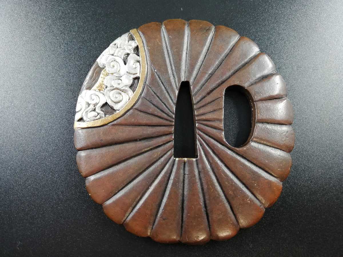 真鍮/銅使用　挟み箱　＊兜鎧甲冑武士戦陣弓刀鞍鐙鍔目貫縁頭大名侍　骨董 柄前① 部品取り ＊兜鎧甲冑武士戦陣弓刀鞍鐙鍔目貫縁頭大名 【公式通販】