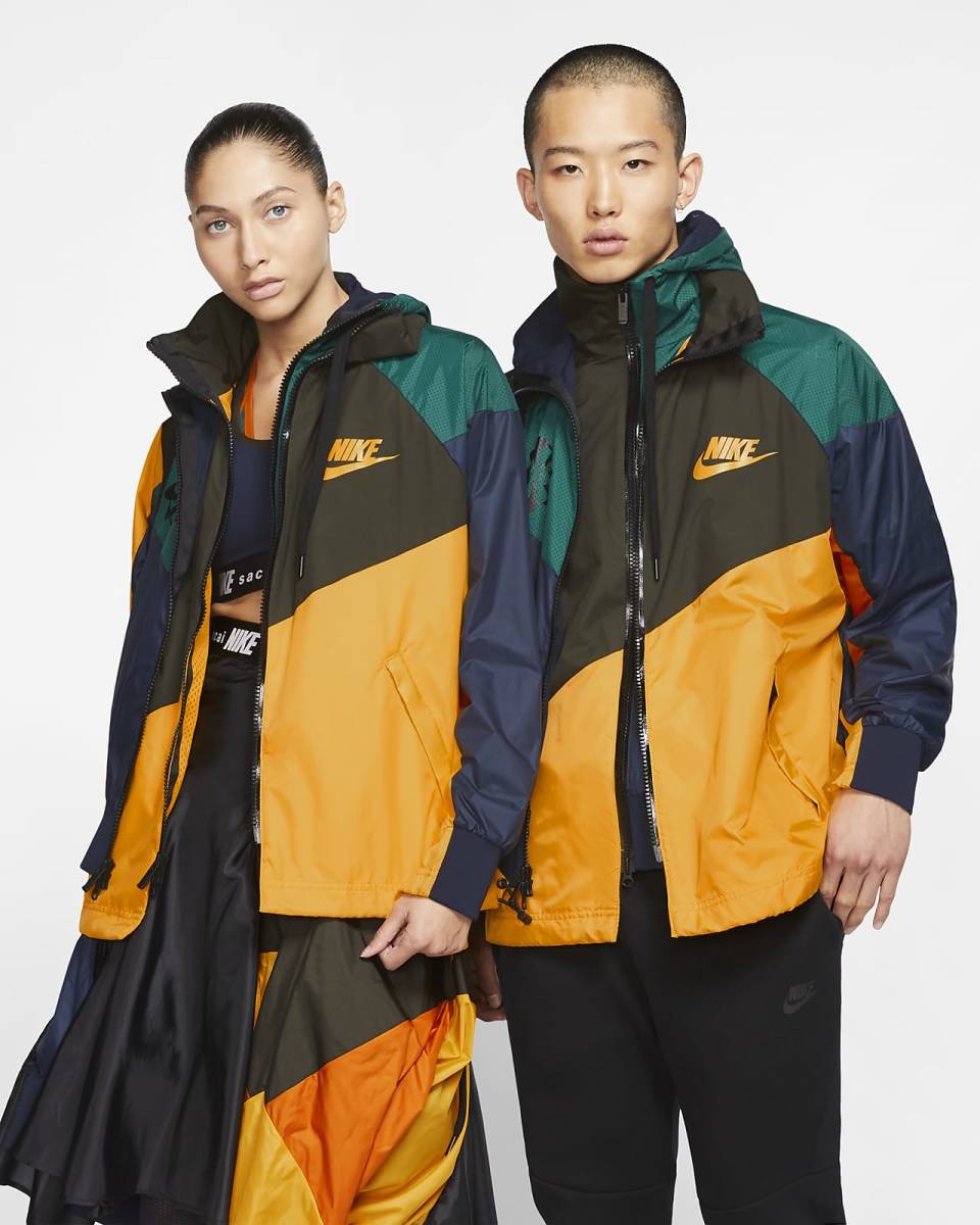 サカイ ナイキ sacai×nike 2019AW WMNS Hooded Anorak 再構築ジップ 