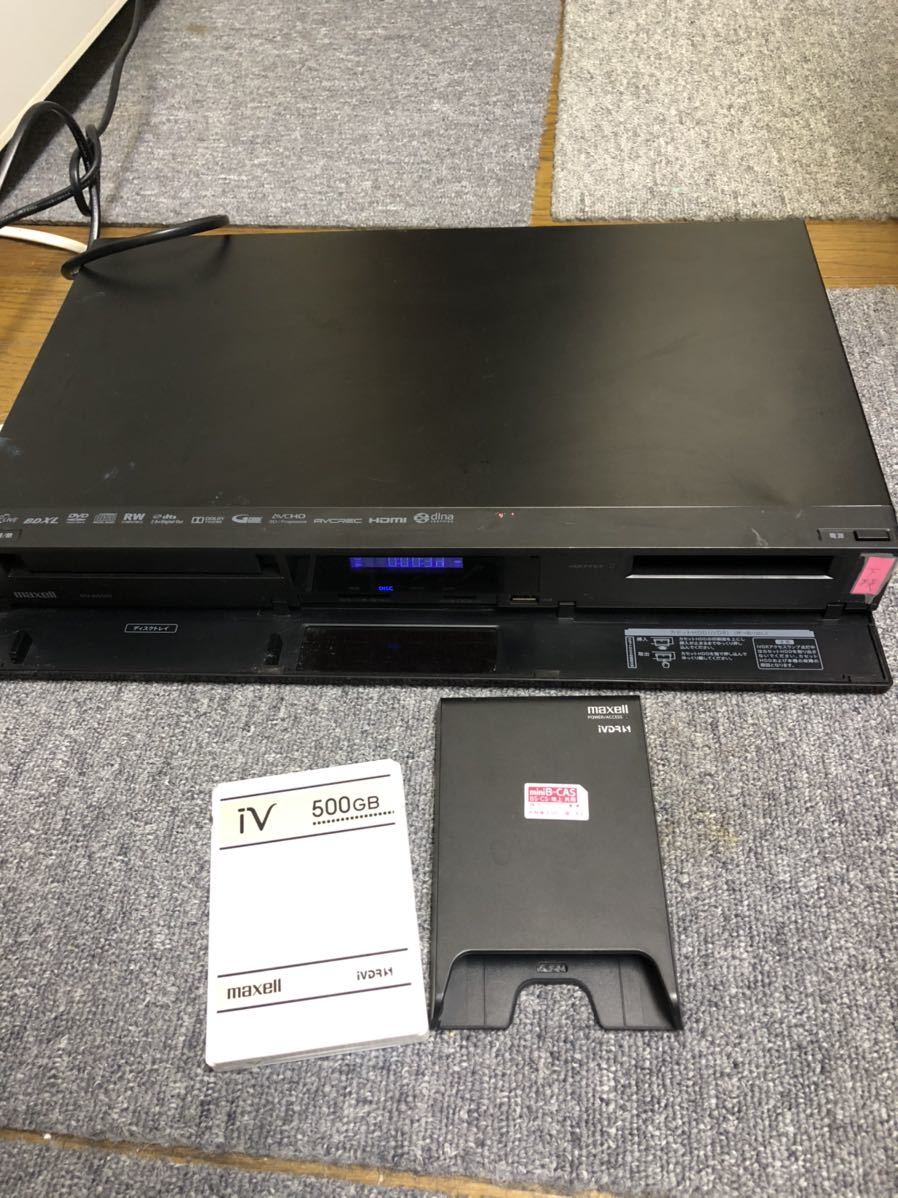 maxell BIV-Ws500 ブルーレイディスクレコーダー BIV-WS500 maxell HDD