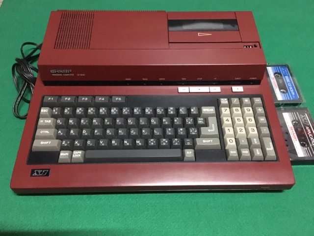 SHARP X1 CZ-803C パーソナルコンピュータ CZ-803CR パーソナル レトロ