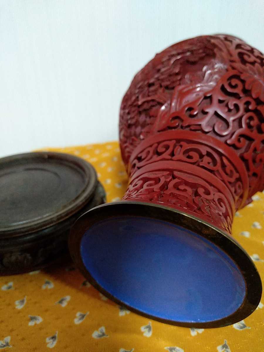 【未使用】華山作 朱泥 彫刻模様 桐箱付き 花瓶 花瓶 朱 彫刻 未使用華山作 朱泥 彫刻模様 桐箱付き 【公式通販】