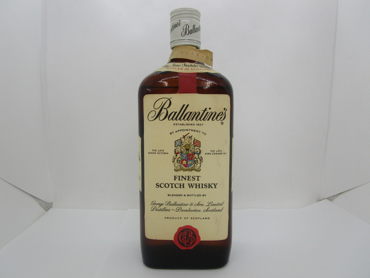 ウイスキー whisky バランタイン ファイネスト 赤青紋章 760ml 43 