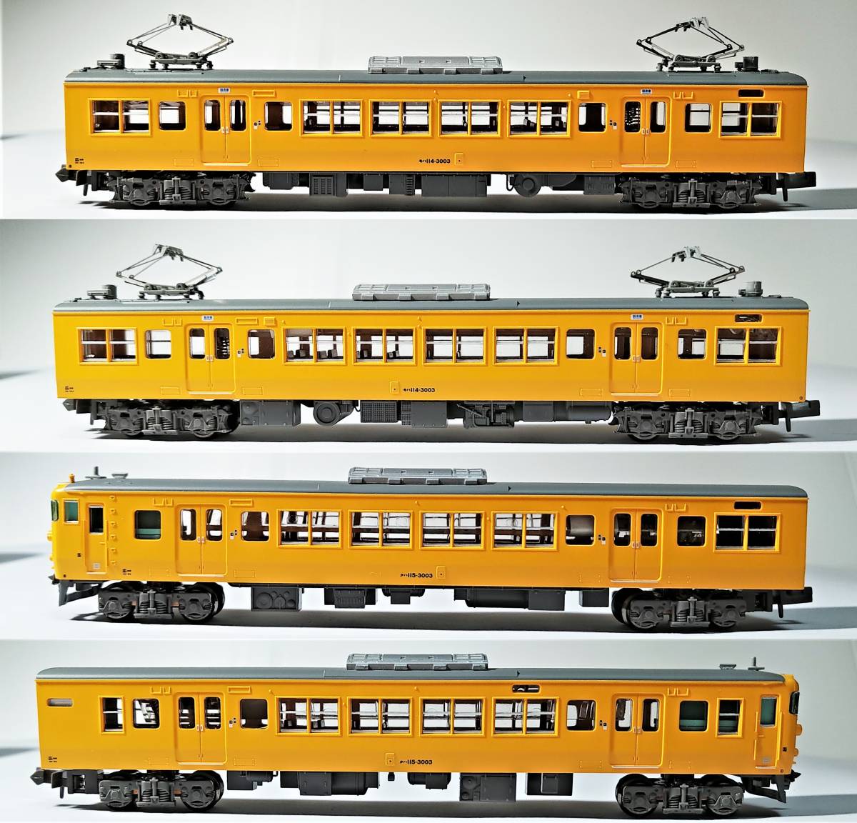 MICROACE A3652 115系3000番台 30N更新車 濃黄色4両セット ジャンク