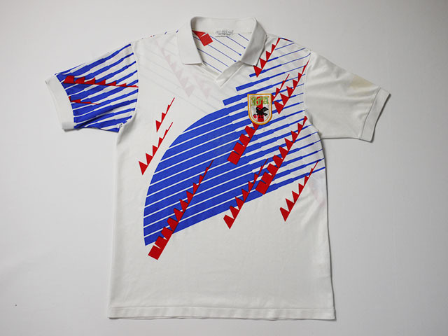  オールド 90s adidas アディダス 日本代表 ユニフォーム 正規品 DESCENTE デサント サッカー JFA(日本)｜売買されたオークション情報、yahooの商品情報をアーカイブ公開 - オークファン ユニフォーム
