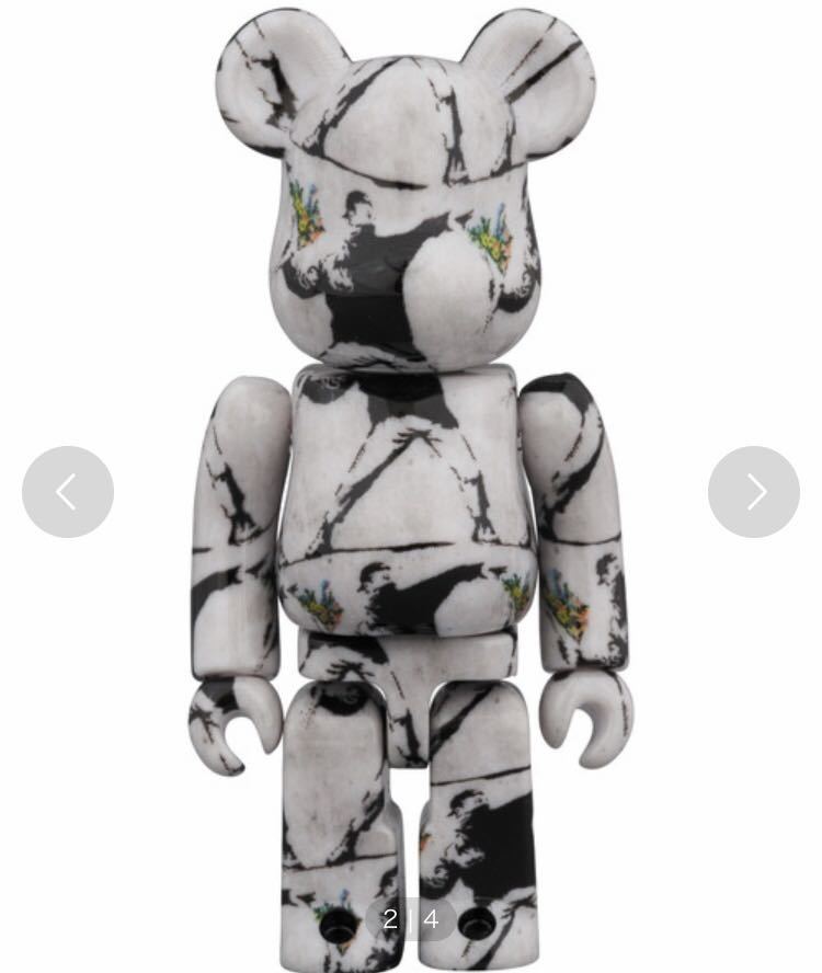 新品未開封 BE@RBRICK BANKSY FLOWER BOMBER 100％ & 400％ ベアブリック バンクシー フラワーボンバー メディコムトイ限定 Banksy Be@rbrick - Limited TOYSEZ 24h購物