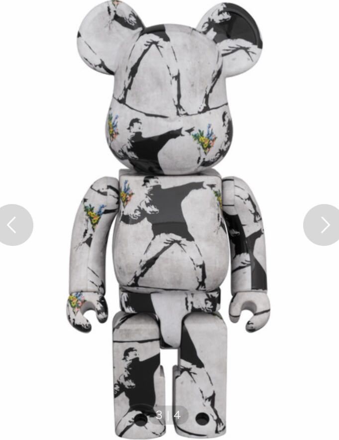 新品未開封 BE@RBRICK BANKSY FLOWER BOMBER 100％ & 400％ ベアブリック バンクシー フラワーボンバー メディコムトイ限定 Banksy Be@rbrick - Limited TOYSEZ 24h購物