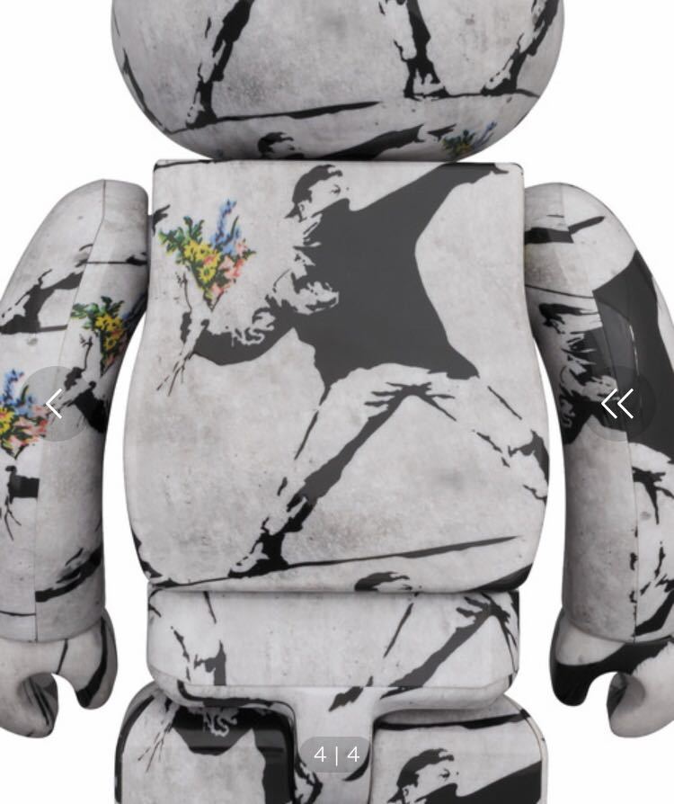 新品未開封 BE@RBRICK BANKSY FLOWER BOMBER 100％ & 400％ ベアブリック バンクシー フラワーボンバー メディコムトイ限定 Banksy Be@rbrick - Limited TOYSEZ 24h購物